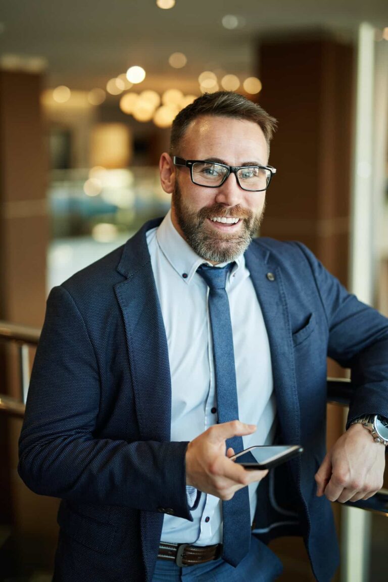 happy businessman
